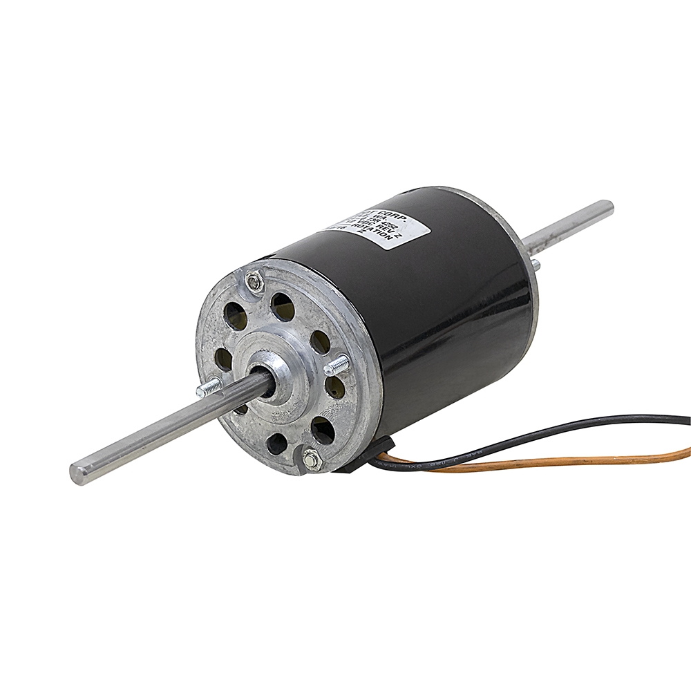 12 Volts DC 2000 RPM Dual Shaft Single Speed Blower Motor